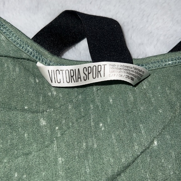Victoria Secret / Victoria Sport heather green tank top small - Picture 3 of 3